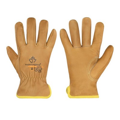 Work Gloves Cut Water Resistant Leather Medium Brown 378GOBKL Superior Endura