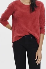 Madewell Landmark Texture Zipper Sweater in Rustic Barn - Size - XS