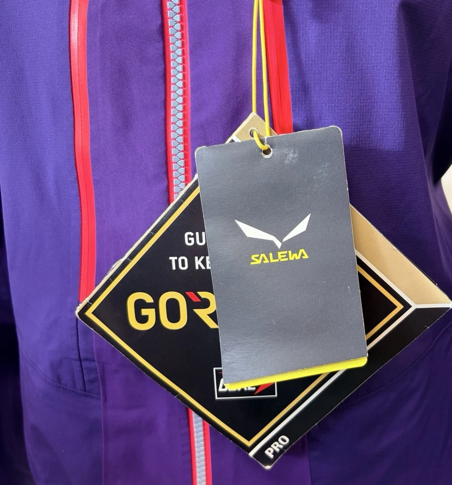 SALEWA Ortles 3 GTX Pro Jacket - Petunia Size XS / UK 6 - NEW (12) - Image 4 of 4