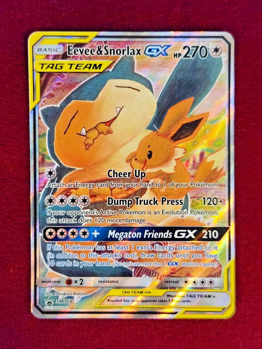 Eevee & Snorlax GX Pokémon TCG Cards for sale | eBay