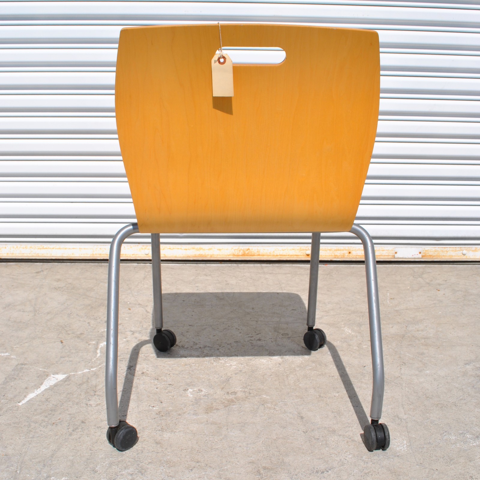 Steelcase Rover Chair Modern Metro Steelcase Mobile Rover Maple Side Chair (MR5699) | eBay