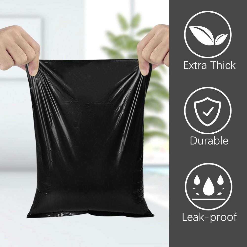 16 Rolls LeakProof Dog Waste Bags Black Doggy Bags Easy to Use Dog