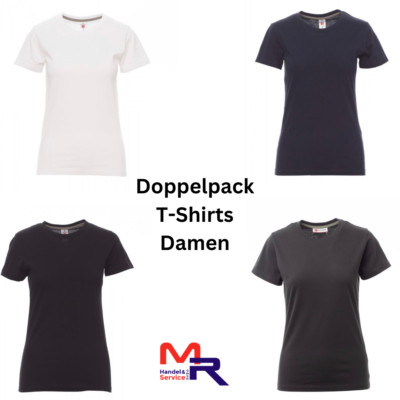 PAYPER T-Shirt Sunset LADY Doppelpack verschiedene Farben Damen