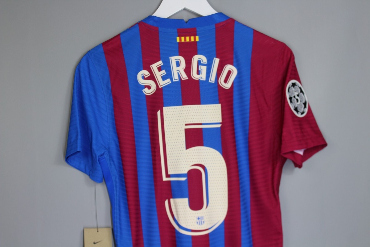 FC BARCELONA SPAIN 2021 2022 HOME FOOTBALL SHIRT AUTHENTIC