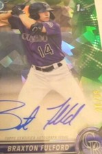 /99 Autograph Braxton Fulford #CPA-BF Auto