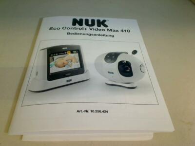 Bedienungsanleitung  NUK Eco Control + Video Max 410