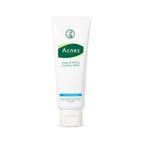 Acnes Clear and White Creamy Wash 100g