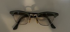 Shuron 5.5 1/10 12K GF Vintage Gray Aluminum Eyeglasses Frames 1950s