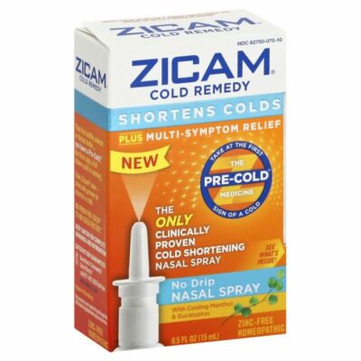 Zicam Cold Remedy Nasal Spray - 0.5oz (Pack Of 2 Bottles