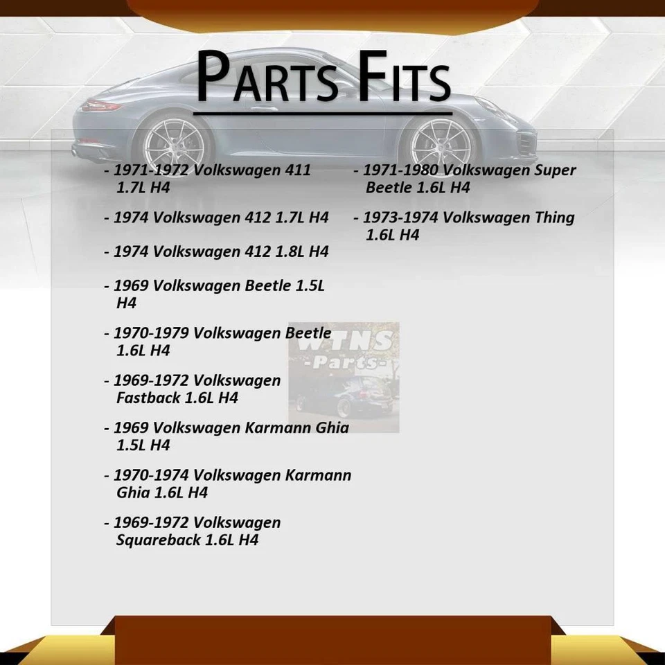 Se adapta a Volkswagen 411 WJB 1971~1972 sello de rueda interior delantera Foto 2 de 4