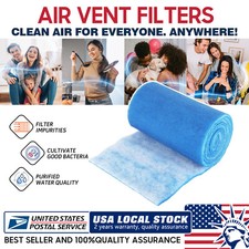 2 Pack ROLL BLUE BONDED AQUARIUM FILTER MEDIA PAD 12" X 12' FILTER FIBER FLOSS.