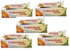 Calendula Nectar Marigold Homeopathic Ointment Cream 25 g By Wheezal -Pack of 5