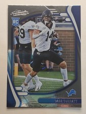 2021 Absolute Retail #196 Sage Surratt RC!!! ~ Detroit Lions