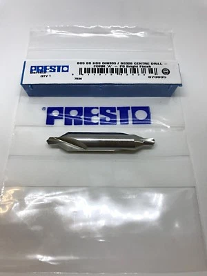 Presto HSS Centre Drills (BS328) BSI,2,3,4 & 5