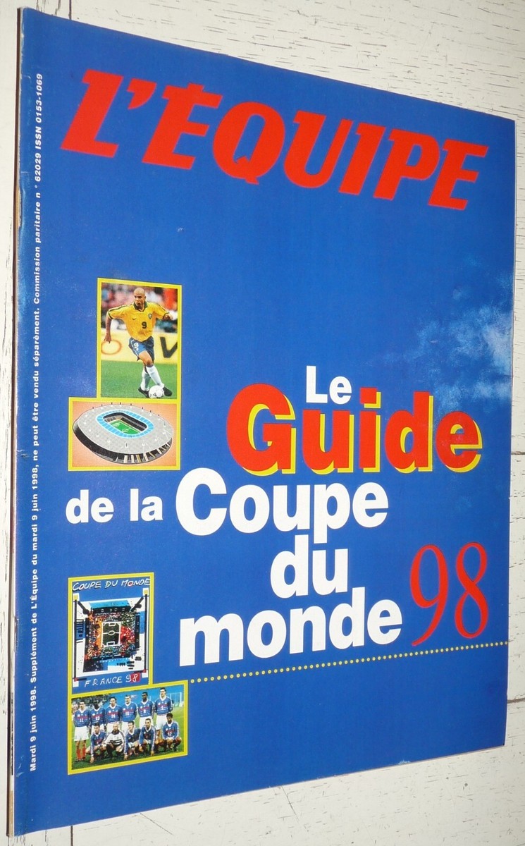 LE GUIDE DE LA COUPE DU MONDE FOOTBALL FRANCE 98 1998 LICENSE