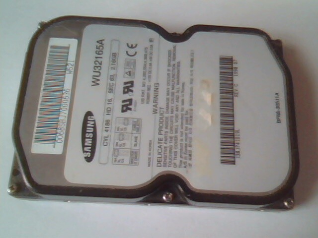 Hard Drive IDE Disk Samsung WU32165A J38J741019L W521 | eBay