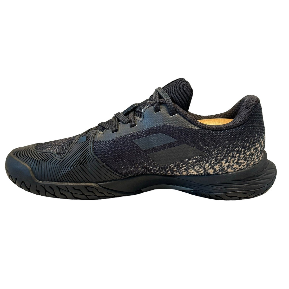 シューズ(男性用) Babolat JET MACH 3 AC M 27cm Black/Gold Men's Babolat Jet Mach 3 AC WIDE Tennis Shoe