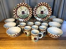 Ricambio piatti, ciotole, tazze vintage Thomson Pottery "Country Home"