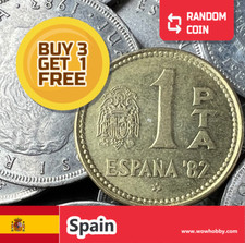 Spain Coin | 1 Random Collectible Old Spanish Coin for Coin Collecting