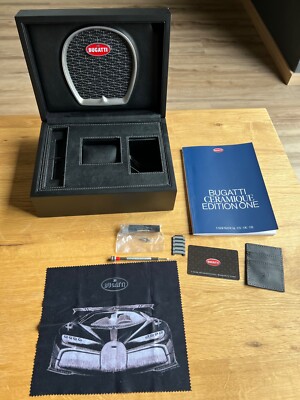 Bugatti Ceramique Edition One La Noire nur OVP und Zubehör