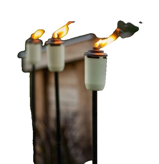 Acero inoxidable Jardín Tradicional y antorchas de Patio