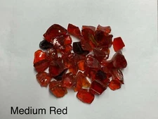 Red Chunky Fire Glass, Medium,  Gas Fire Pits, Gas Fireplace, Landscape