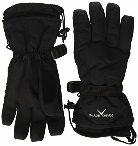 Black Crevice Guanti, Unisex, Handschuhe, Nero, L (n0F)