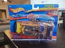 Hot Wheels Power Launcher with Shoe Box car