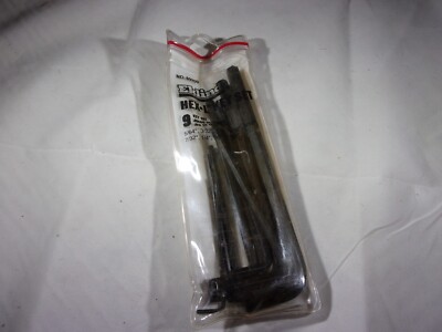 EKLIND 9pc.  HEX-L LONG  ALLEN KEY SET-NO BALL END--  SAE  # 69209