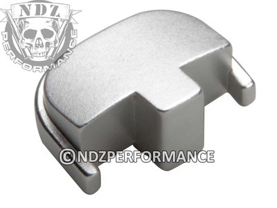 NDZ Performance Rear Slide Cover Plate For Smith & Wesson Shield - Hardcoat Black, 9mm/.40 S&W