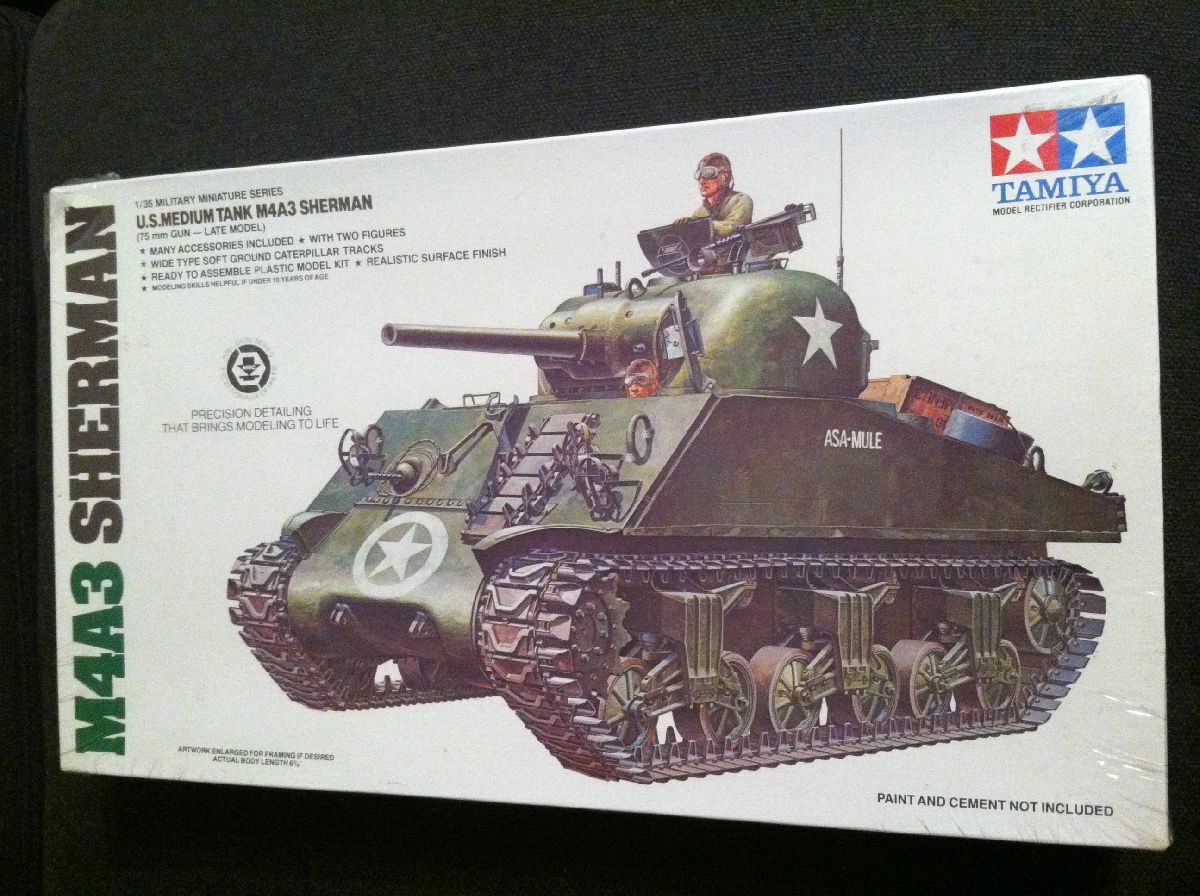 Tamiya 1/35 35122 US Medium Tank M4A3 Sherman 75MM Gun Late