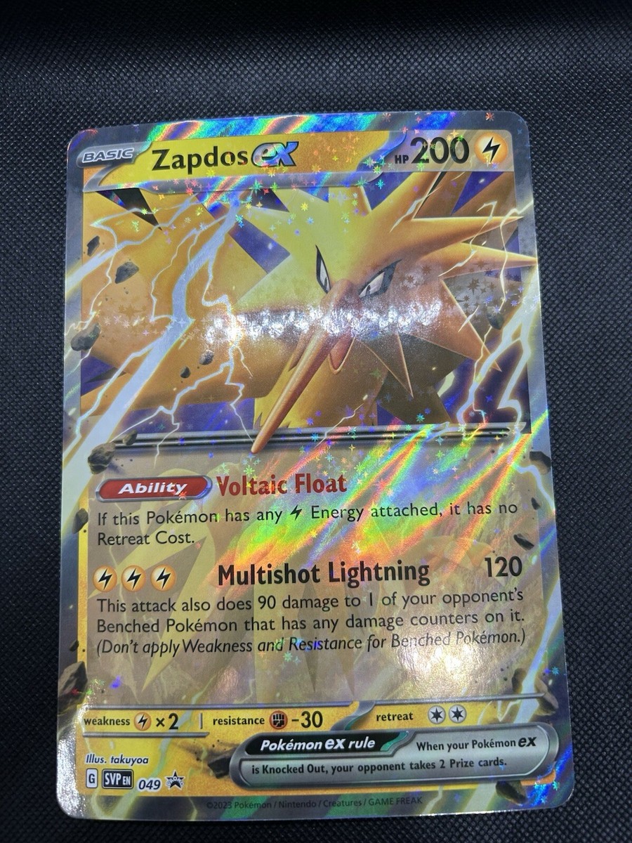 New Release: Pokemon Scarlet & Violet 151 - Promo JUMBO Zapdos Ex Card #049 NM | eBay New Release: Pokemon Scarlet & Violet 151 - Promo JUMBO Zapdos Ex Card #049 NM | eBay