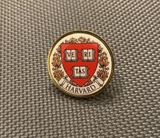 Harvard University Logo Veritas Crest Lapel Pin