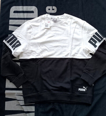 PUMA Sweatshirt Neu  Power Colorblock Crew Pullover Sweater Gr.XL NP 79,95