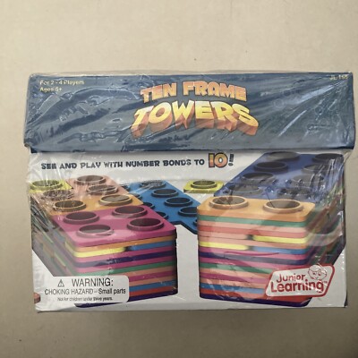 Junior Learning Ten Frame Towers Game