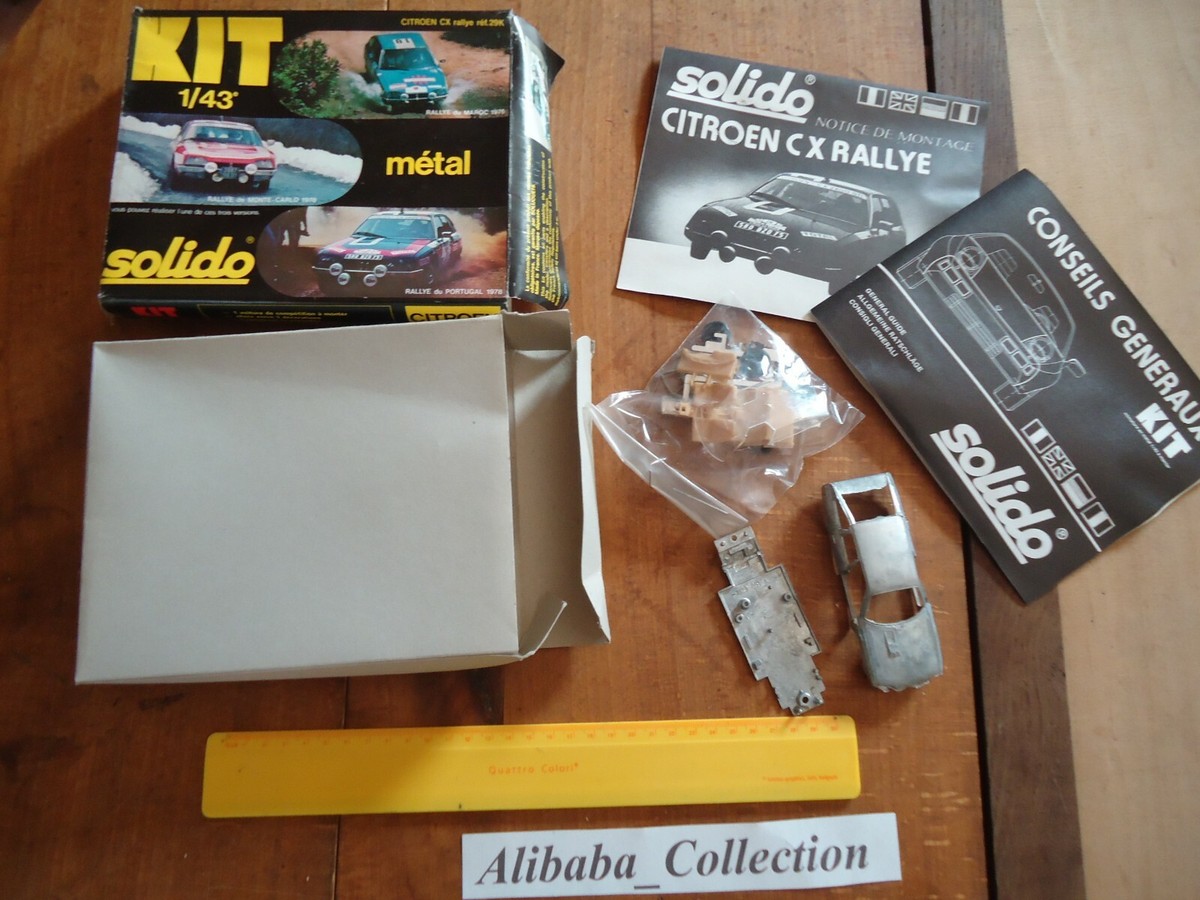 Kit Montage Solido 1/43 – Citroën CX Rallye – Réf 29K – Boîte D’origine