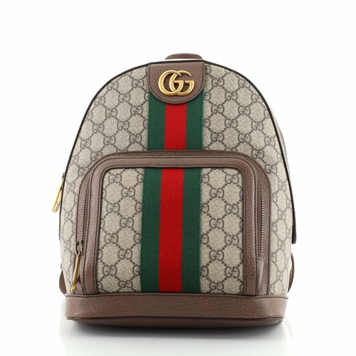 Gucci Ophidia Backpack GG Coated Canvas Small | eBay