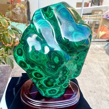 22.6LB Natural luster peacock rock cluster accompanying mineral sample+matrix.