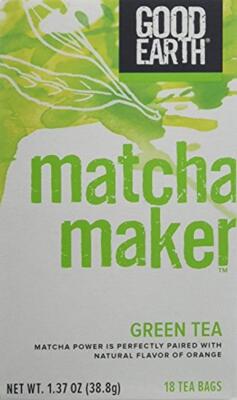 Good Earth Tea Matcha Maker, 18 Count (Pack of  Assorted Flavor Names , Sizes 