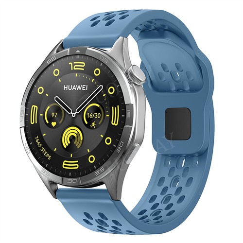 Silicone Watch Band for Amazfit GTS Mini 4 3 2e GTR 4 3 Pro 42/47mm Bip 5 Strap - Picture 33 of 48