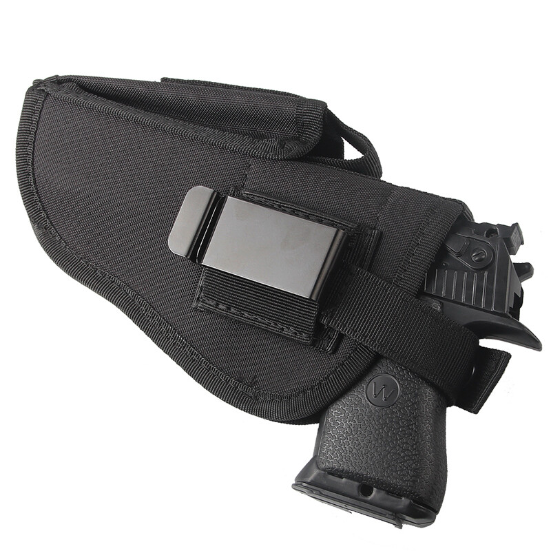 Tactical Universal Pistol Left Right Hand HandGun Pouch Waist Belt Gun