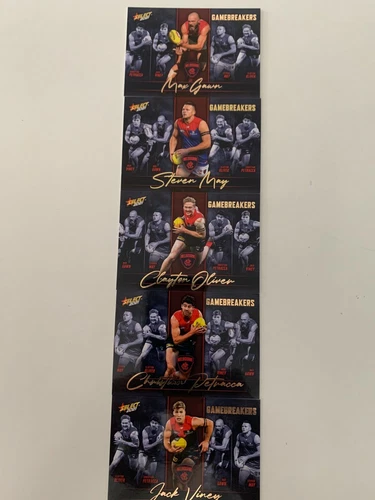 2021 AFL SELECT FOOTY STARS GAMEBREAKERS TEAM SET (5) CARDS (YOU CHOOSE ) - Picture 12 of 19