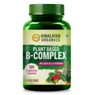 Himalayan Organics Plant Based B Complex Vitamin 60 Veg Capsules