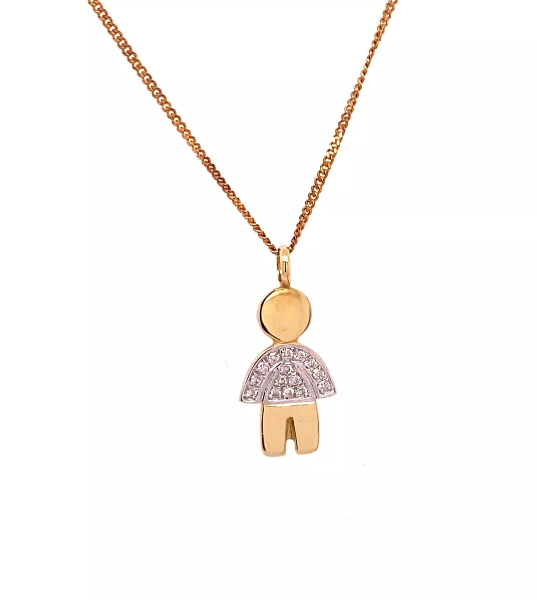 Newborn Baby Pendant *10k/14k/18k White, Yellow, Rose, Green Gold, Gold  Plated & Silver* Boy Girl Mom Dad Family Child Charm Necklace Gift | Loni  Design Group $384.03 | 10k Gold, 14k Gold ,