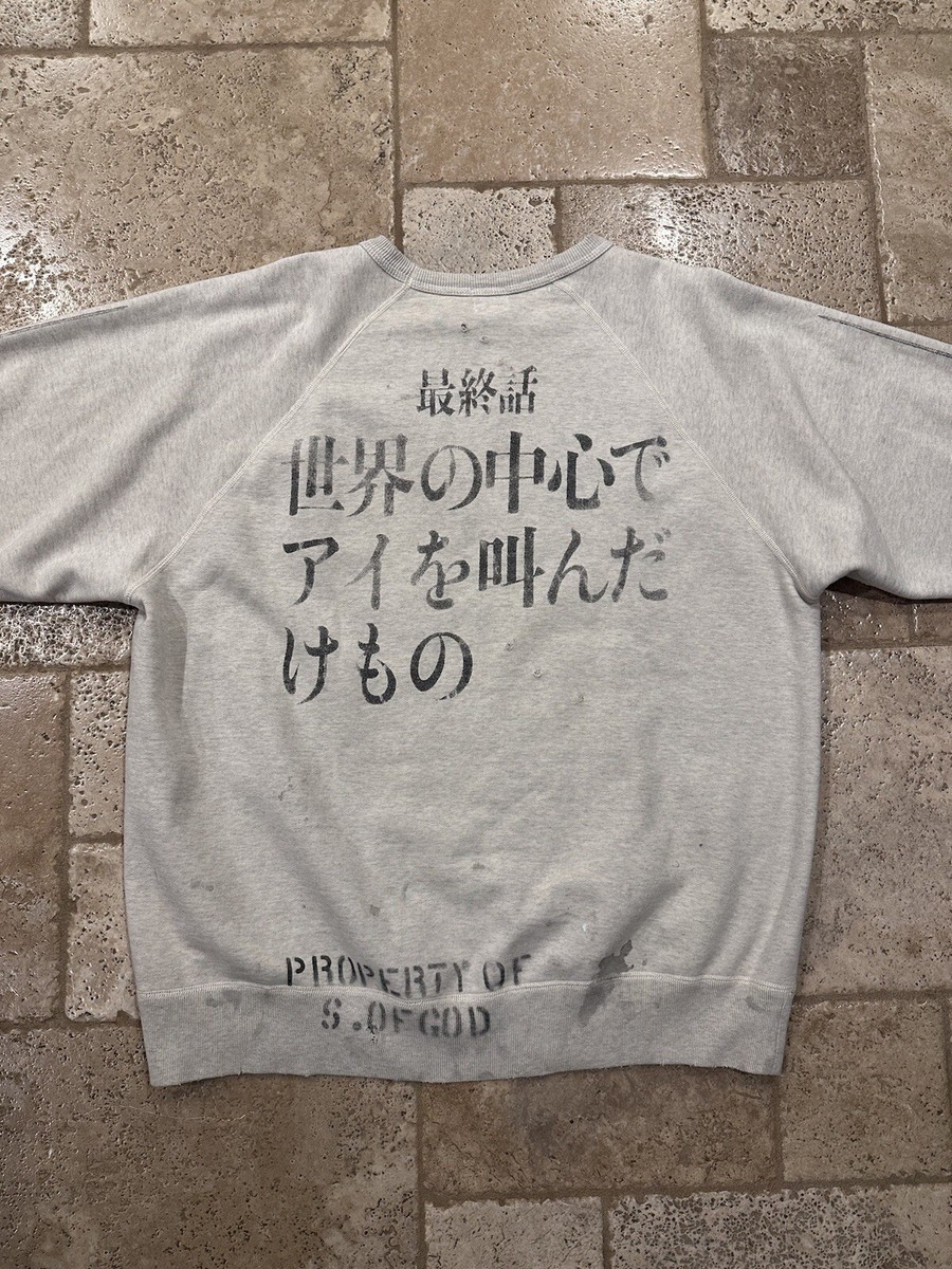 Saint Michael Mxxx Evangelion Raglan Eva Crewneck Sweatshirt Saint Michael Mxxx Evangelion Raglan Eva Crewneck Sweatshirt