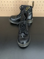 Dr Martens 1460 J Boots Black Kids 13 Junior Toddler Preowned Condition