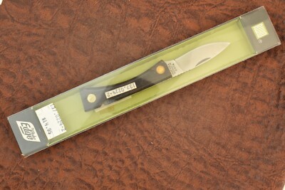 RUKO HI-STAINLESS SMOOTH WOOD LOCKBACK KNIFE JAPAN NIB NOS ORIGINAL BOX
