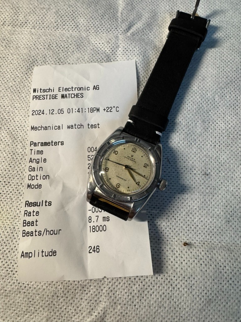 Rolex Chronometer Bubbleback ref.3372 17 Jewels c… - image 1