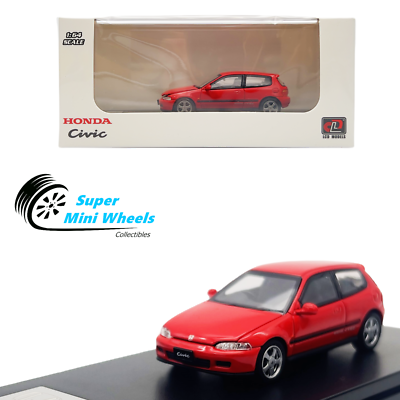 LCD Models 1:64 - Honda Civic EG6 Red - Diecast Model | eBay