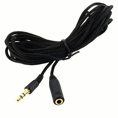 Câble Rallonge Jack 3,5mm 1,5m Mâle/femme OMENEX - Neuf, Pour Casque, Enceintes, Connexions Audio